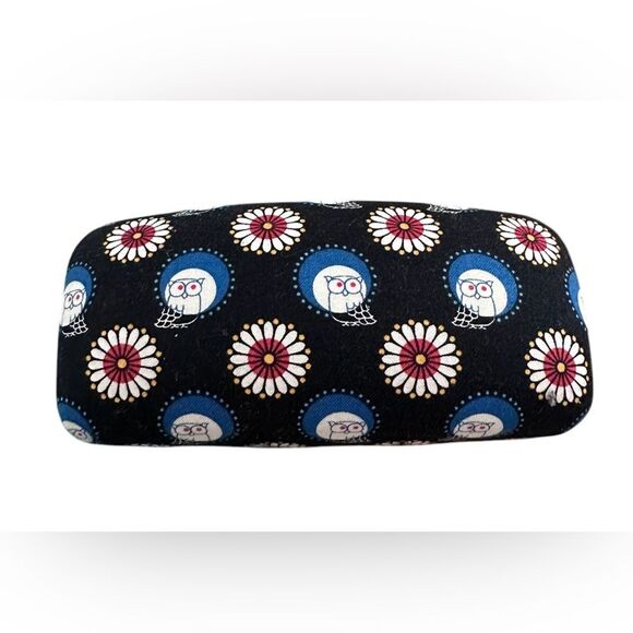 Vera Bradley Owl Pattern Sunglass Case - Picture 1 of 3